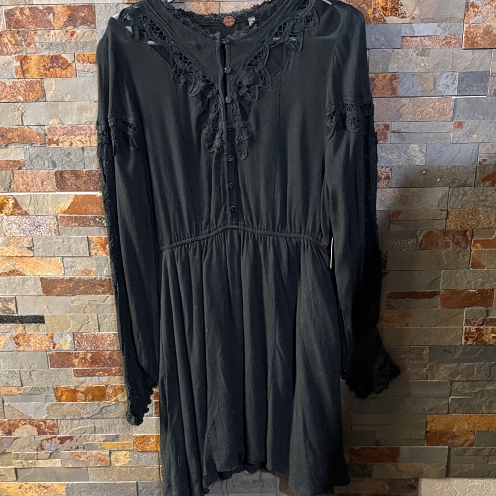 BRAND NEW! FP Movement by Free People Elegant Green Lace Dress